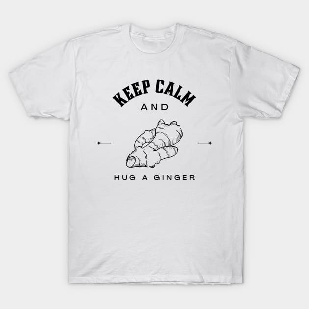 Keep calm and hug a ginger T-Shirt by dudelinart